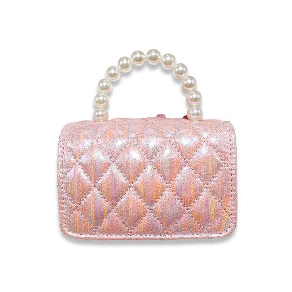 Crown Applique Quilted Purse